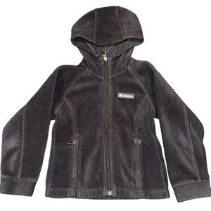 Columbia Girl Fleece Jacket with Hood EUC